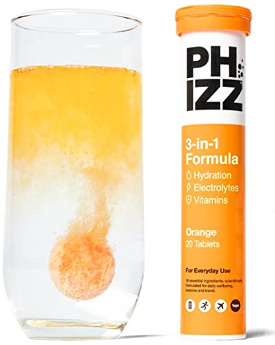 Phizz Electrolytes, Multivitamin & Hydration Tablets - 20 Effervescent Rehydration Electroly