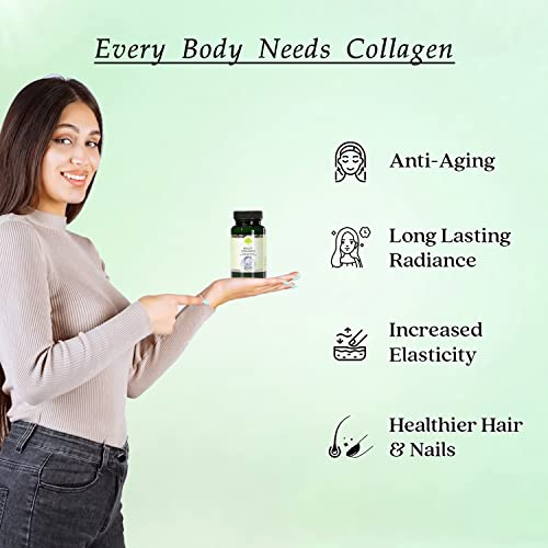 Beauty Collagen | Collagen & Hyaluronic Acid Supplement | 60 Capsules | Hydrolysed Marine Collagen