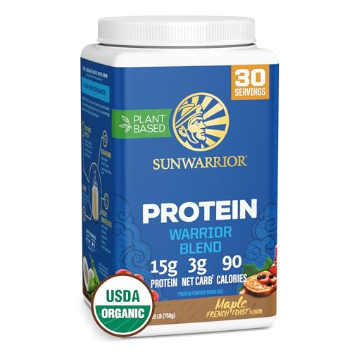 Sunwarrior Vegan Organic Protein Powder Plant-Based | BCAA Amino Acids Hemp Seed