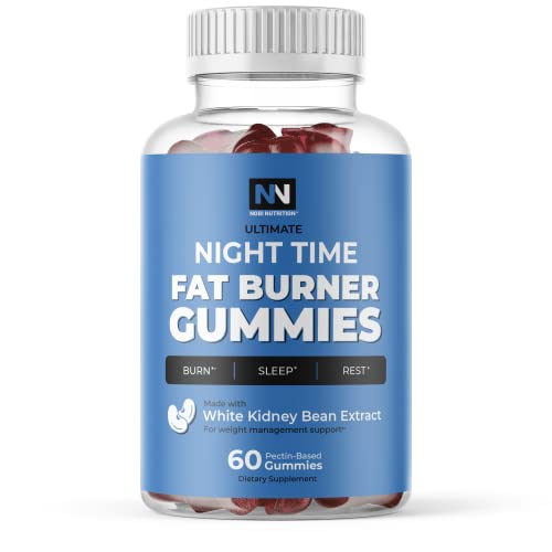 Night Time Fat Burner Gummies, Weight Loss & Sleep Support Supplement | Slimming Hunger