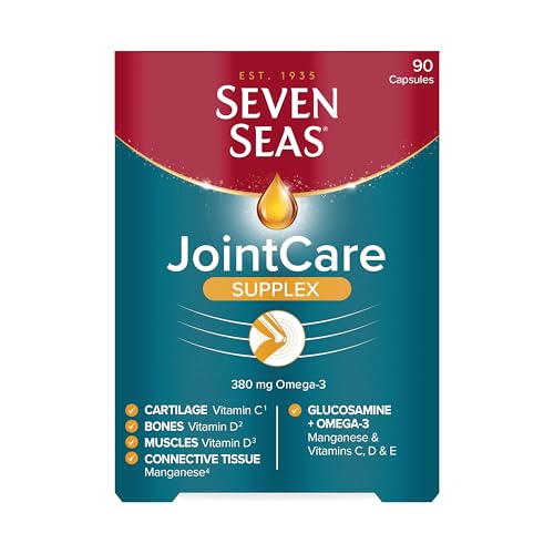 Seven Seas JointCare Supplex, With Glucosamine, Omega-3, Vitamins C, D and E