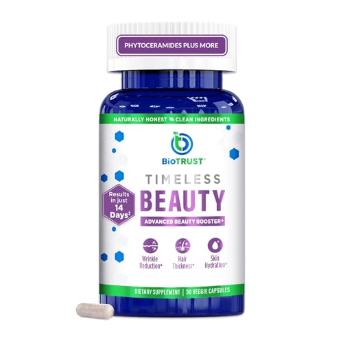 BioTrust Timeless Beauty Ceramide Booster – Hair & Skin Restoring Phytoceramides 