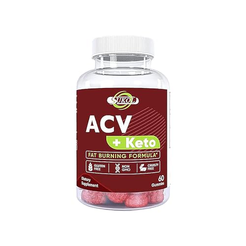 60 Counts Keto ACV Gummies Advanced Formula - Diet Gummies for Women & Men 