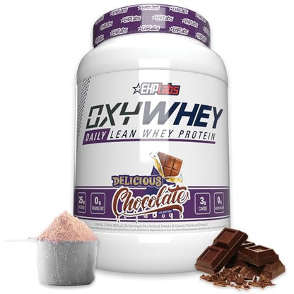 EHPlabs OxyWhey Whey Protein Isolate Powder - 25g of Whey Isolate Protein Powder