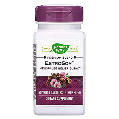 Natures Way EstroSoy 60 Vegetarian Capsules. Pack of 2