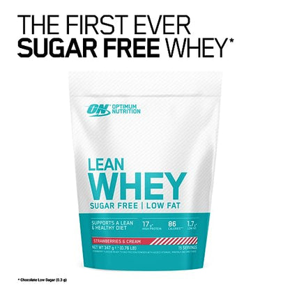 Optimum Nutrition Lean Whey Protein Powder, Low Fat, Sugar Free Diet Protein Powder