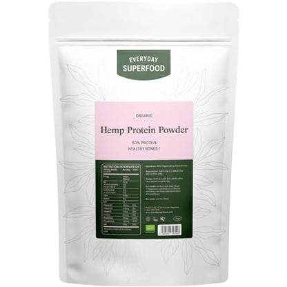 Organic Hemp Protein Powder 1kg Hemp Isolate 50% Protein Hemp Cold Pressed Hemp Seeds Powder