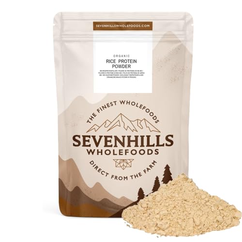 Sevenhills Wholefoods Organic Rice Protein Powder, Vegan, 2kg Success