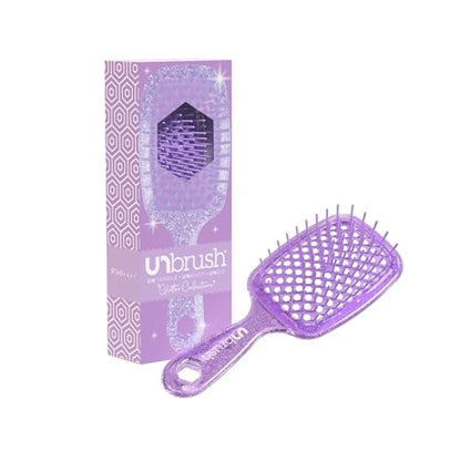 FHI HEAT UNbrush Wet & Dry Vented Detangling Hair Brush, Amethyst Lavender