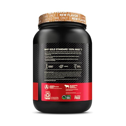 Optimum Nutrition Gold Standard 100% Whey Protein Powder, Cinnamon Roll, 2 Pound