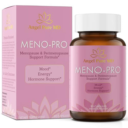 Angel Calm Stress Relief Supplement for Women & Men and Meno-Pro Menopause Probiotics