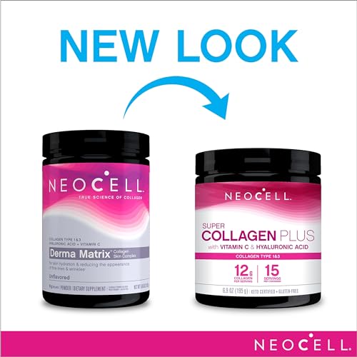 NeoCell Super Collagen Plus With Vitamin C and Hyaluronic Acid, For Skin Hydration