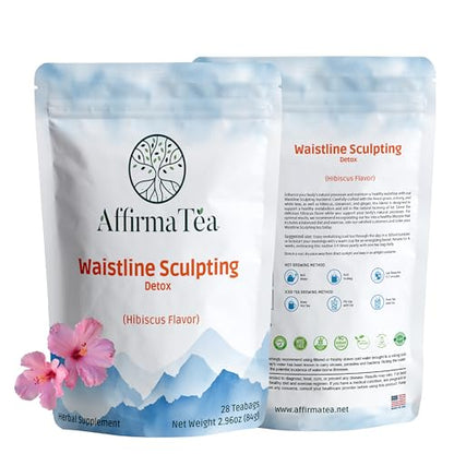 AffirmaTea Natural Detox Tea Blend - Laxative Free, Oolong Green Tea & Cinnamon