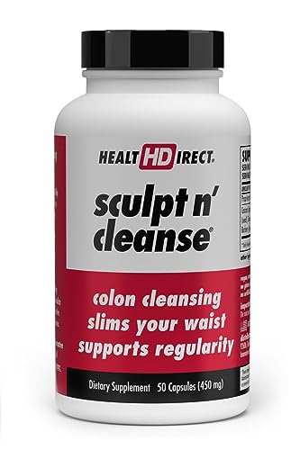 Health Direct Sculpt n' Cleanse - Herbal Colon Cleanse for Digestive Health & Regularity