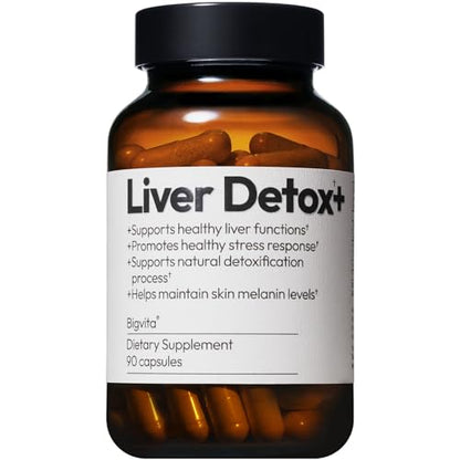 BigVita Liver Detox Vegan Gluten Free Liver Health Supplement Cleanse Detox & Repair