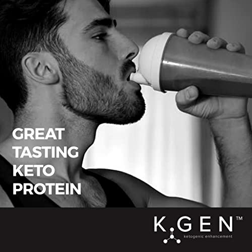 K-GEN™ Keto Collagen Protein Powder Natural Multi Collagen Chocolate Blend, Coconut MCT Vitamin C+B6