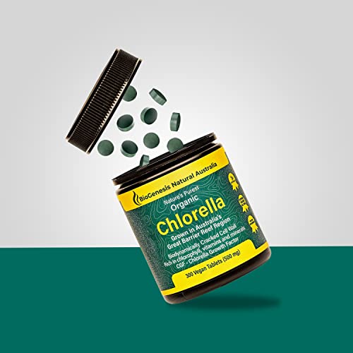 Biogenesis Organic Chlorella Tablets | Australian Grown | Chlorophyll-Rich