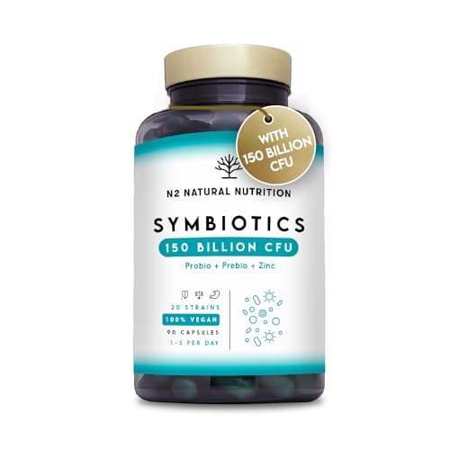 Probiotics 150 Billion CFU - 20 Strains with Prebiotics & Zinc. Highest Concentration