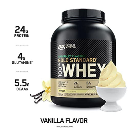 Optimum Nutrition Gold Standard 100% Whey Protein Powder 4.8 (Packaging May Vary)