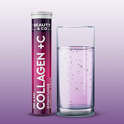 Collagen Effervescent - Marine Collagen & Vitamin C (2 Tubes)