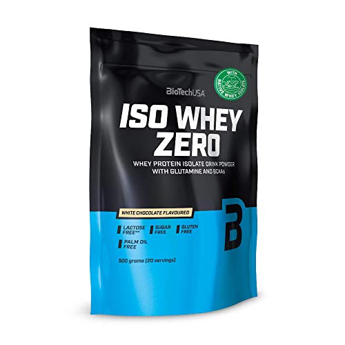 BioTechUSA Iso Whey Zero, Lactose, Gluten, Sugar Free, Premium Whey Protein Isolate, 500 g