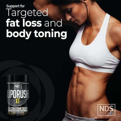 LIPORUSH NDS Nutrition XT - Super Concentrated Thermogenic with L-Carnitine & Teacrine