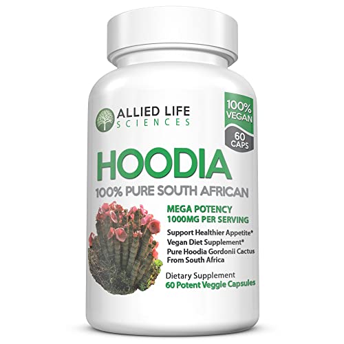 Hoodia Gordonii - Natural Vegan Appetite Suppressant Pills. Stimulant Free Unlike Most Diet Pills