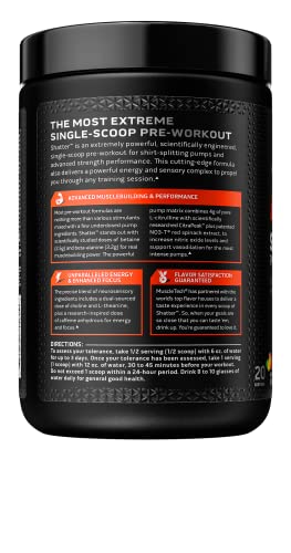 Pre Workout Powder MuscleTech Shatter Pre-Workout PreWorkout Powder