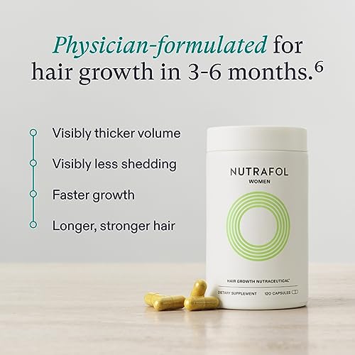 Nutrafol Women's Hair Growth Supplements, Ages 18-44, Clinically Proven for Visibly