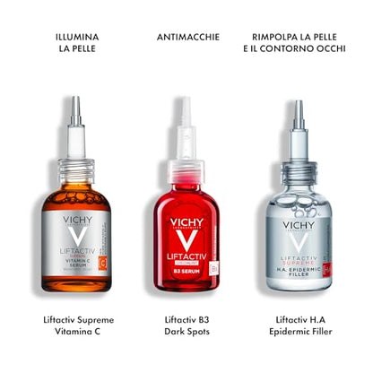 Vichy LiftActiv Vitamin C Serum, Brightening and Anti Aging Serum for Face with 15% Pure