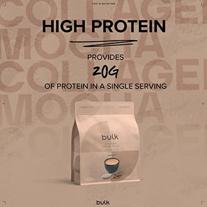 Bulk Collagen Coffee, High Protein, Black, 500 g