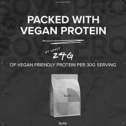 Bulk Soya Protein Isolate Powder, Vegan Protein Shake, Chocolate, 1 kg