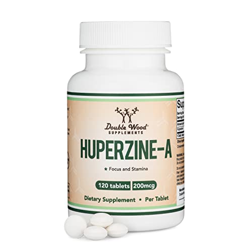 Huperzine A 200mcg (Third Party Tested) Manufactured in The USA, 120 Tablets, Brain 