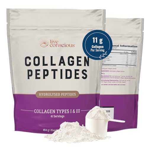 Collagen Peptides Powder - Grass-Fed Hydrolysed Collagen Powder Supplement