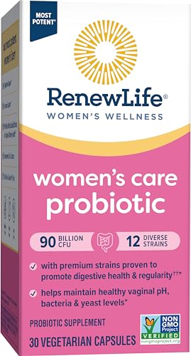 Renew Life Women's Probiotic Capsules, Supports Vaginal, Urinary, Digestive and Immune