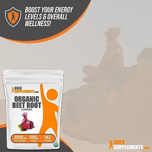 BULKSUPPLEMENTS.COM Organic Beet Root Powder - Beet Powder Organic, Beetroot