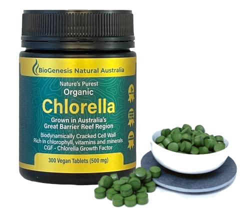 Biogenesis Organic Chlorella Tablets | Australian Grown | Chlorophyll-Rich