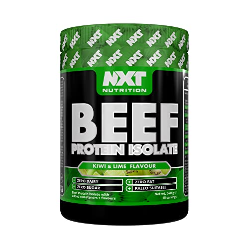 NXT Beef Protein Isolate 540g - High Protein Powder in Natural Amino Acids - Paleo, Keto Friendly