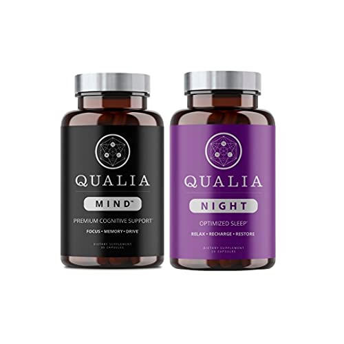 NEUROHACKER COLLECTIVE Qualia Mind & Qualia Night | Premium Nootropic Supplement 