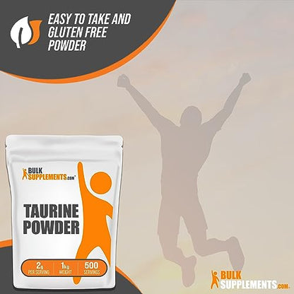 BULKSUPPLEMENTS.COM Taurine Powder - Taurine Supplement, Taurine 2000mg