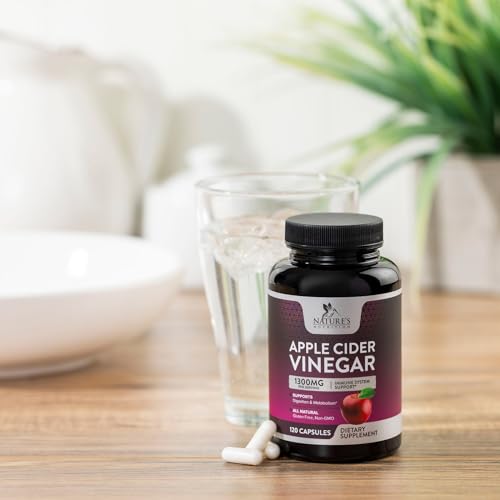 Apple Cider Vinegar Capsules for Detox and Cleanse, Digestion and Immune Support