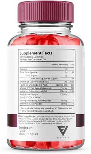 (2 Pack) Total Fit Keto ACV Gummies Advanced Apple Cider Vinegar Supplement Reviews