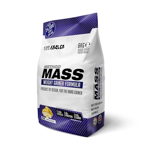 Out Angled Method Mass Gainer Powder, Tropical Banana, 6kg, 100 Scoops