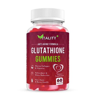 Glutathione Gummies | with Marine Collagen | 1050mg per Serving | Antioxidant Support