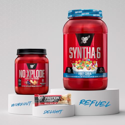 BSN SYNTHA-6 Whey Protein Powder with Micellar Casein, Milk Isolate, Fruity Cereal