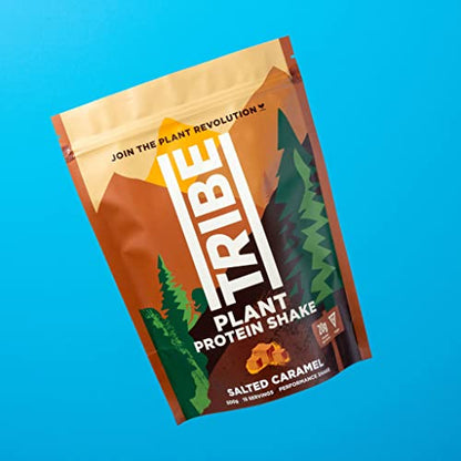 TRIBE Vegan Protein Powder - Salted Caramel - Pea and Rice Protein Blend - Vegan