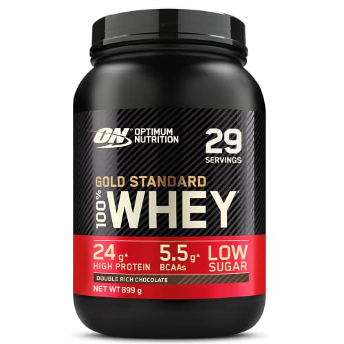 Optimum Nutrition Gold Standard Whey Protein, Muscle Building Powder with Naturally Occurring 