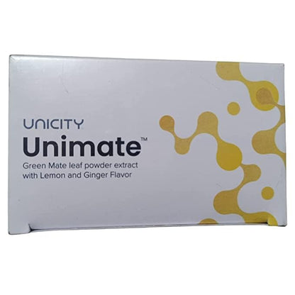 Ourtown Unicity Unimate Green Mate Leaf Powder Extract with Lemon and Ginger Flavor