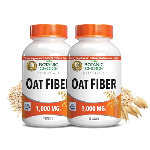 Botanic Choice Oat Fiber -Natural Oat Fiber Dietary Supplement to Support Digestive Health