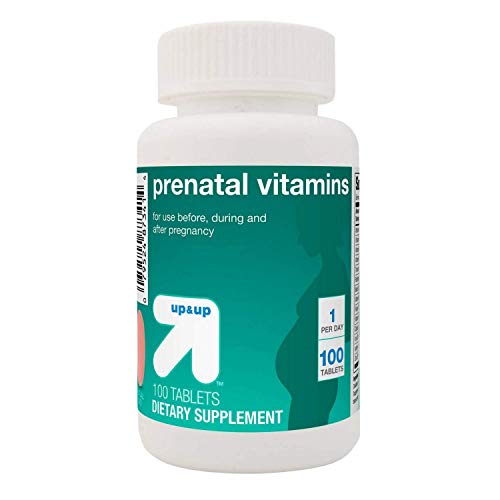 Up & Up Prenatal Vitamins Dietary Supplement, Compare to Stuart Prenatal, 100 Tablets